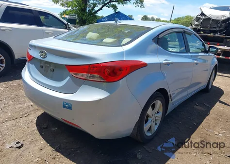 2013 Hyundai Elantra Gls z USA, uszkodzony, nr VIN KMHDH4AE3DU624042